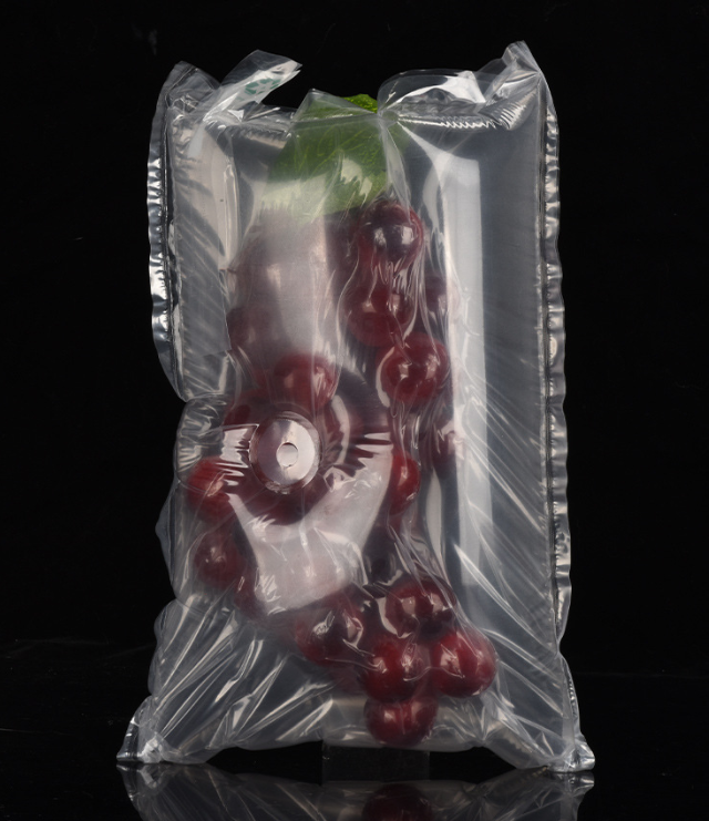 Air column bag for transportation of fruits